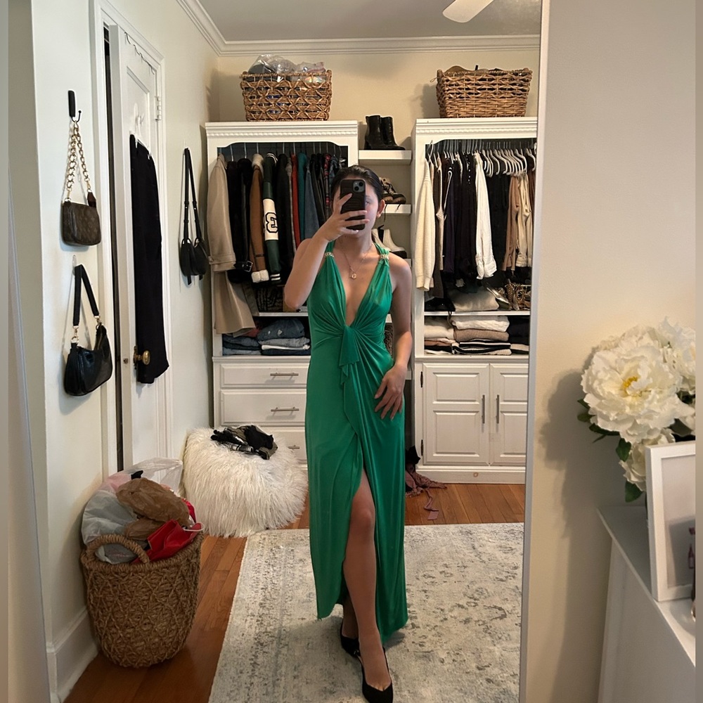 Zara NWT green gown